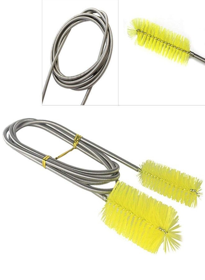 سايج سكوير فرشاة تنظيف مرنة مربعة الشكل من الفولاذ المقاوم للصدأ من سيج - تنظيف سهل لأحواض السمك، حافظ على نظافة حوض السمك الخاص بك وبريقه، بسّط صيانة حوض السمك باستخدام فلتر العلبة متعدد الاستخدامات ذو الطرفين - Image 4